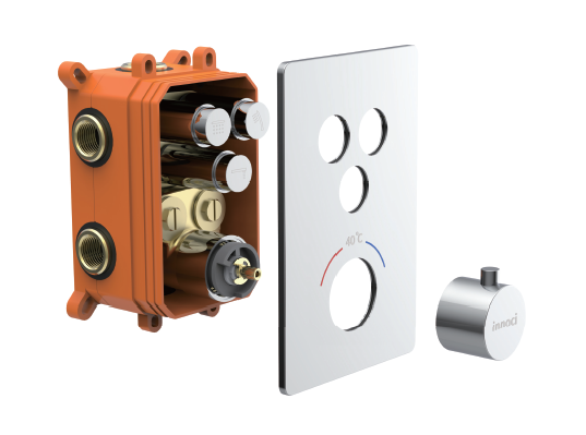 The valve is made of DZR corrosion-resistant brass, ensuring that the water tap will be durable.