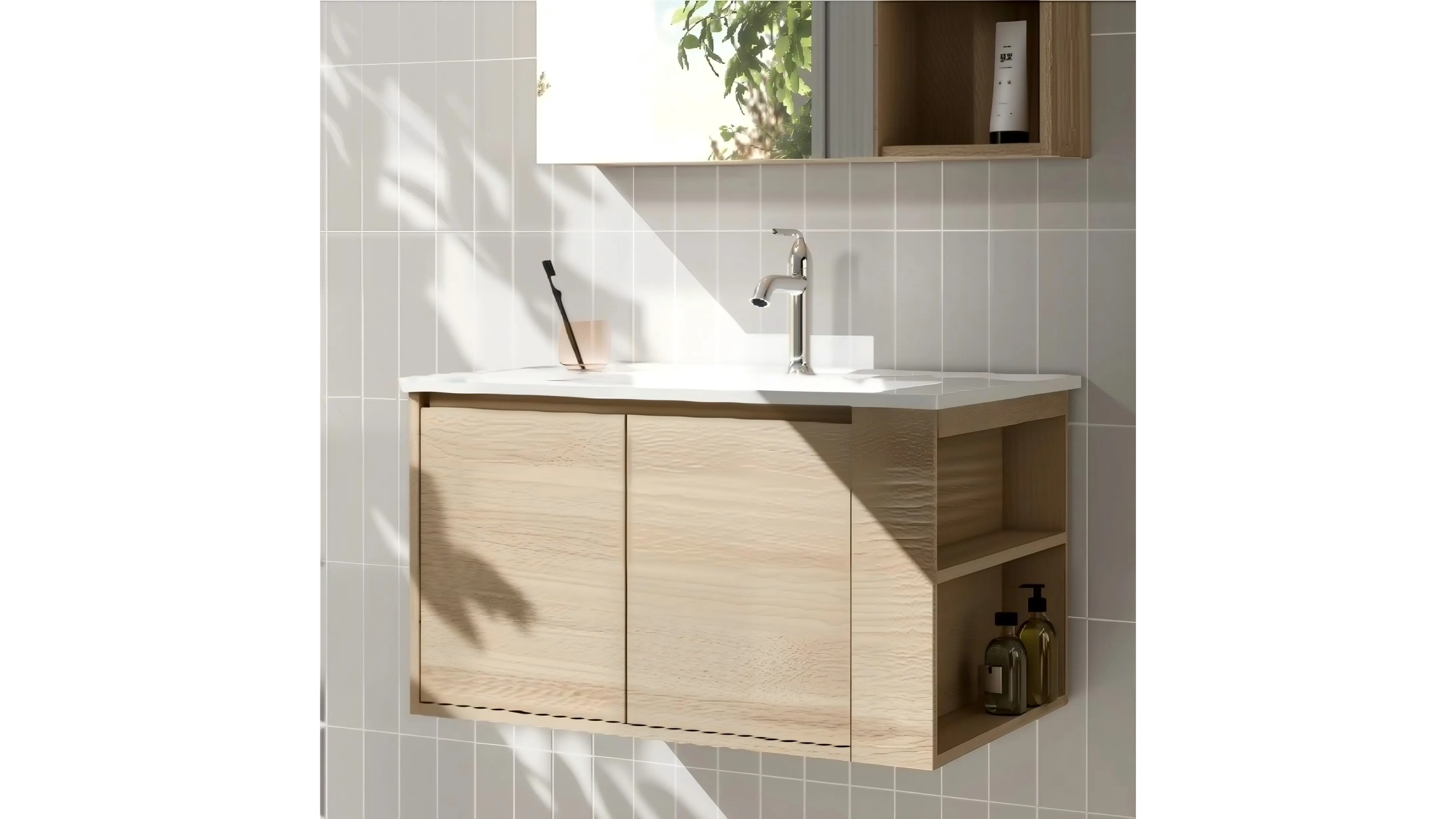 Storage compartment at the side