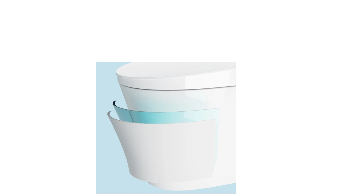 Easy-to-clean glazed surface