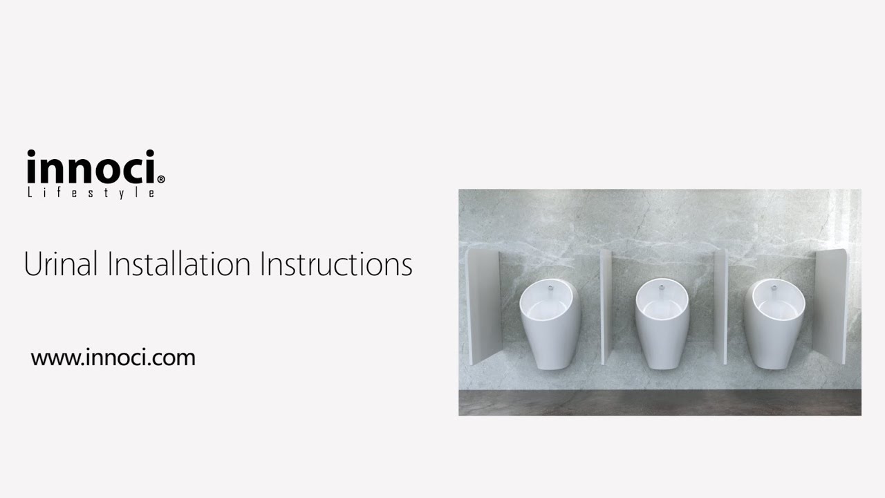 Urinal Installation Instructions
