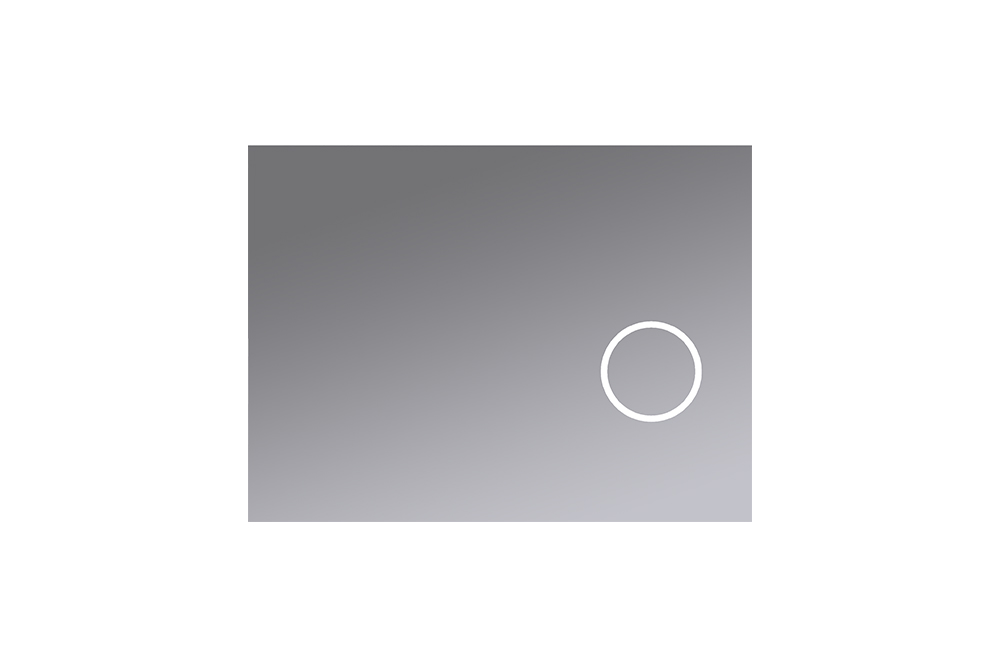 NM1801N-M Rectangle Frameless Mirror and Magnifer