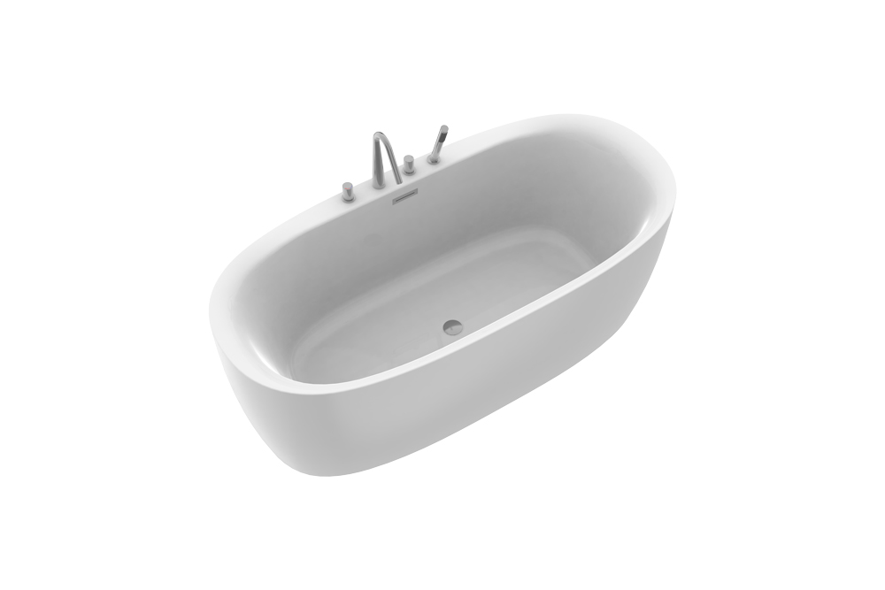 NB25714W-1D 1.7m Free Standing Bathtub