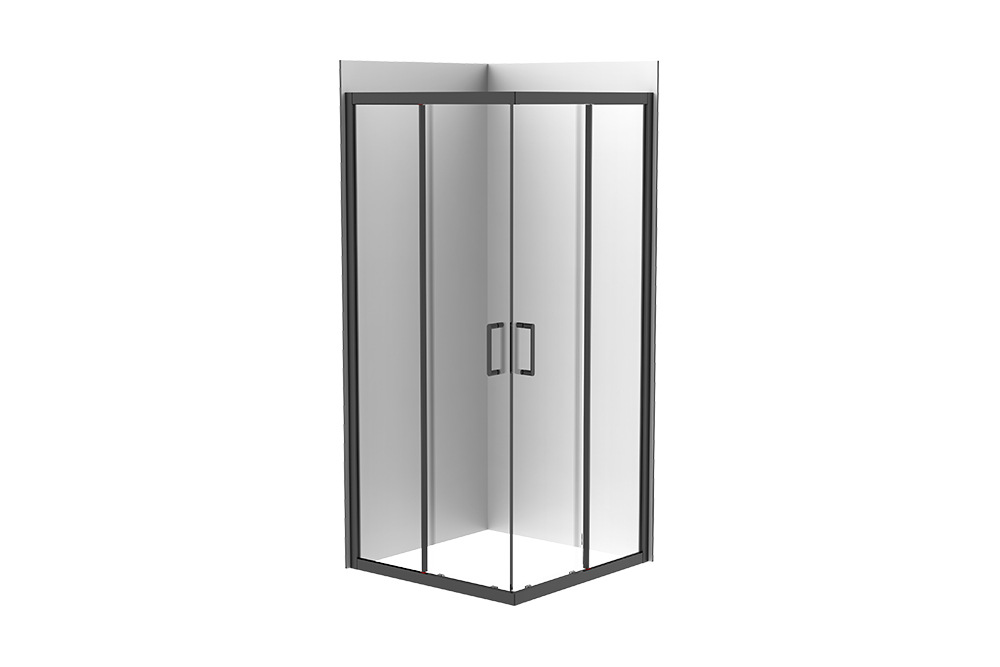 NS12810CK-H Sliding Shower Door With Return Panel
