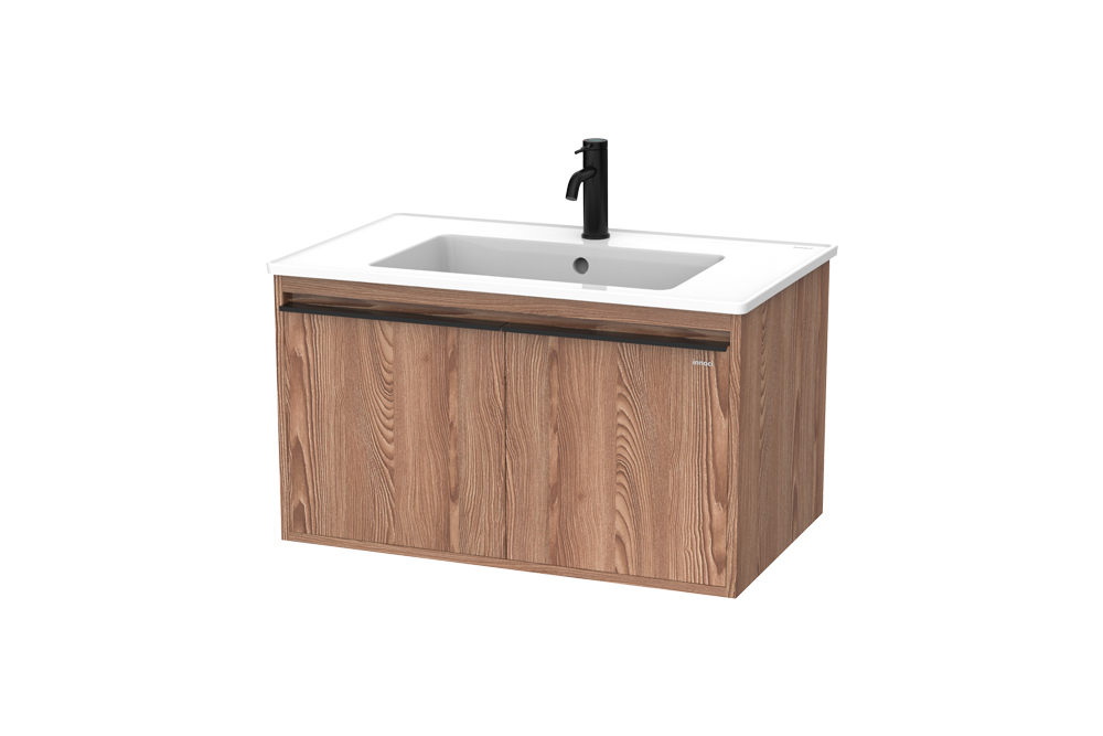 (NM47811Y+NC22153W-1) 80CM Wall-hung Vanity