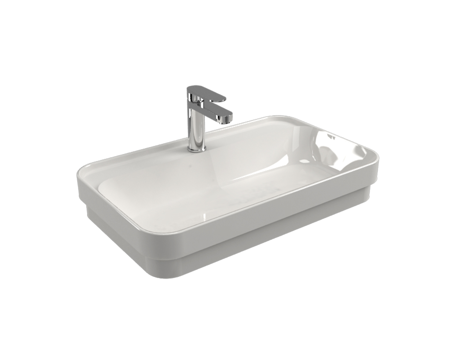 NC2285W-1 76cm Drop-in Basin(1-Hole)
