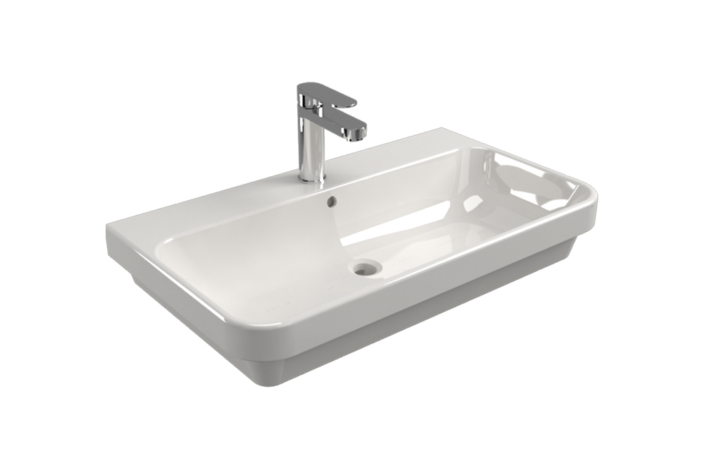 NC2270W-1 80cm Drop-in Basin (1-Hole)