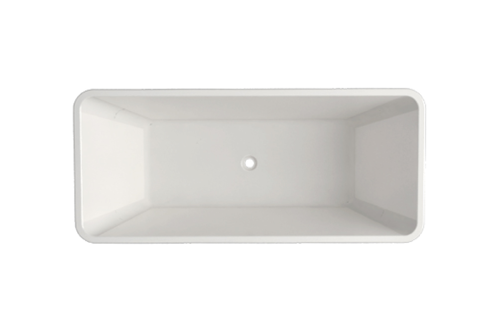 NB25703W 1.7m Acrylic Drop-In Bathtub