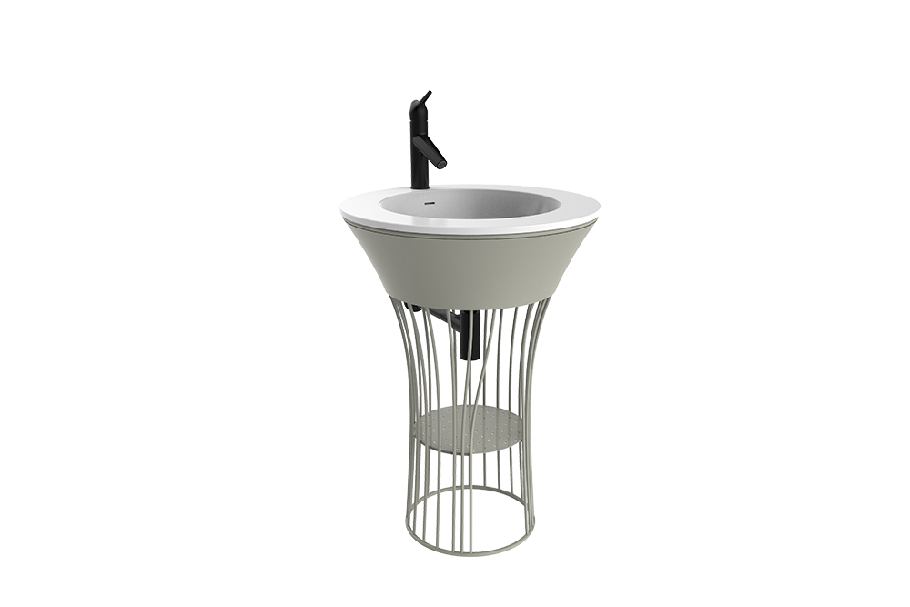 (NP12624A+NC2290W-1) 60cm foor-standing Seel Cabinet 