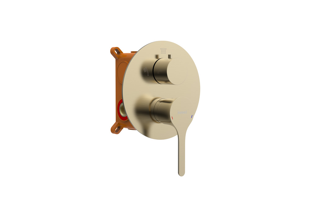In-Wall 2-Way Faucet Body(with pre-buried box)