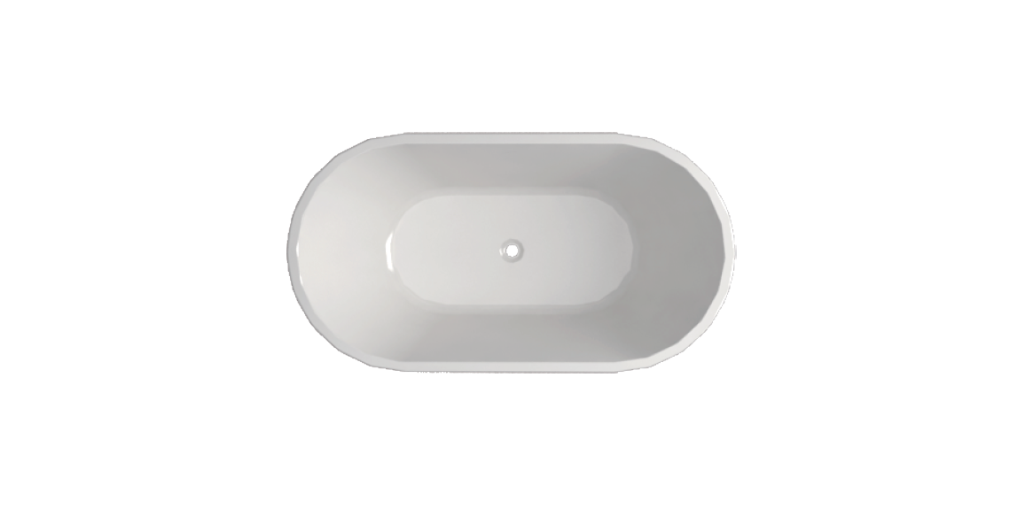 NB25702W  1.7m Acrylic Drop-In Bathtub
