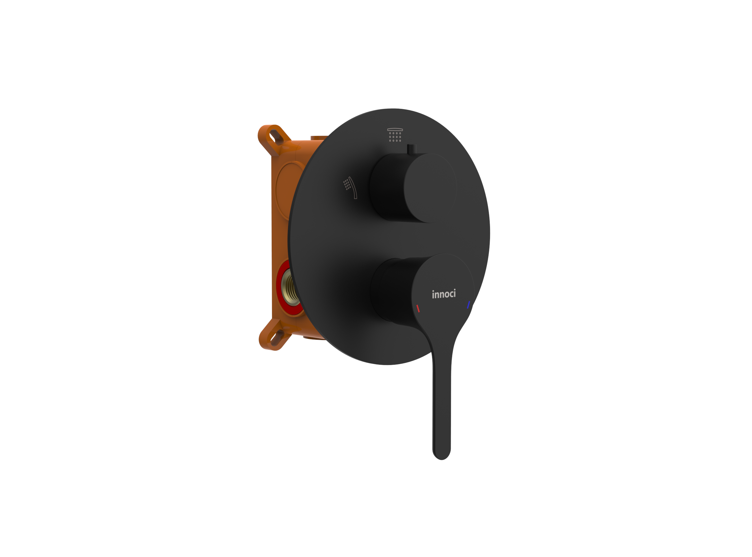 In-Wall 2-Way Faucet Body(with pre-buried box)