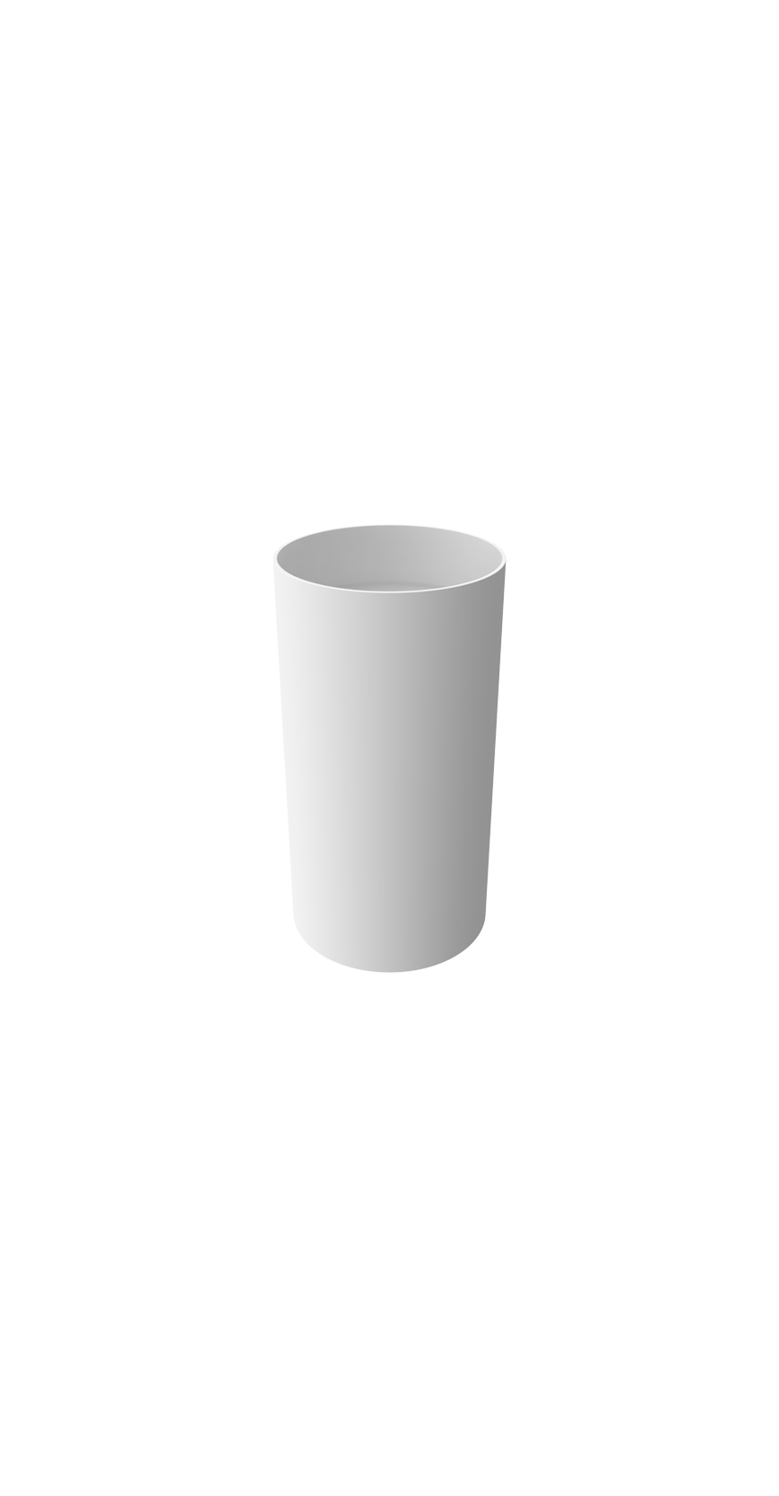 NC2834W 45cm Solid Surface Basin