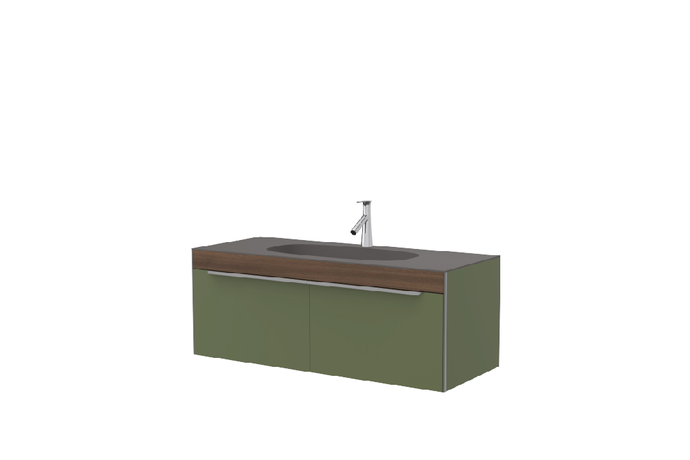 NM41237H+NC22174Z-1 120cm Wall-hung Vanity