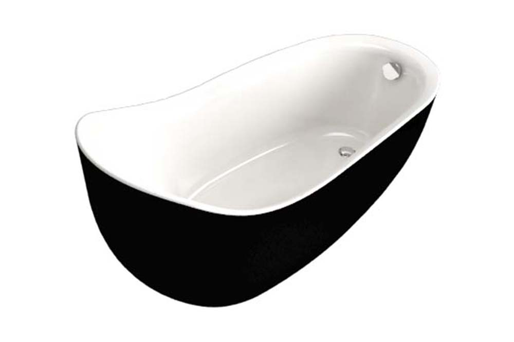 NB25802TW-1K  1.8m Arc Acrylic Free Standing Bathtub  