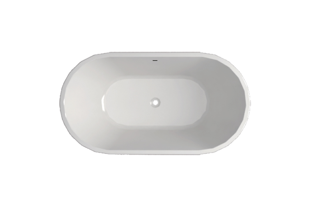NB25702W-A 1.7m Acrylic Drop-In Bathtub