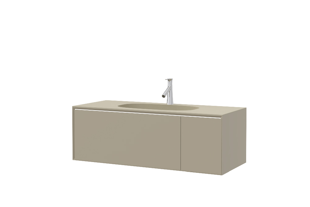 NM41238Q+NC22174Q-1 120cm Wall-hung Vanity