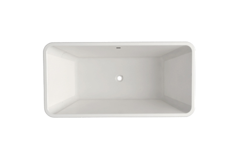NB25801W-A 1.8m Acrylic Drop-In Bathtub