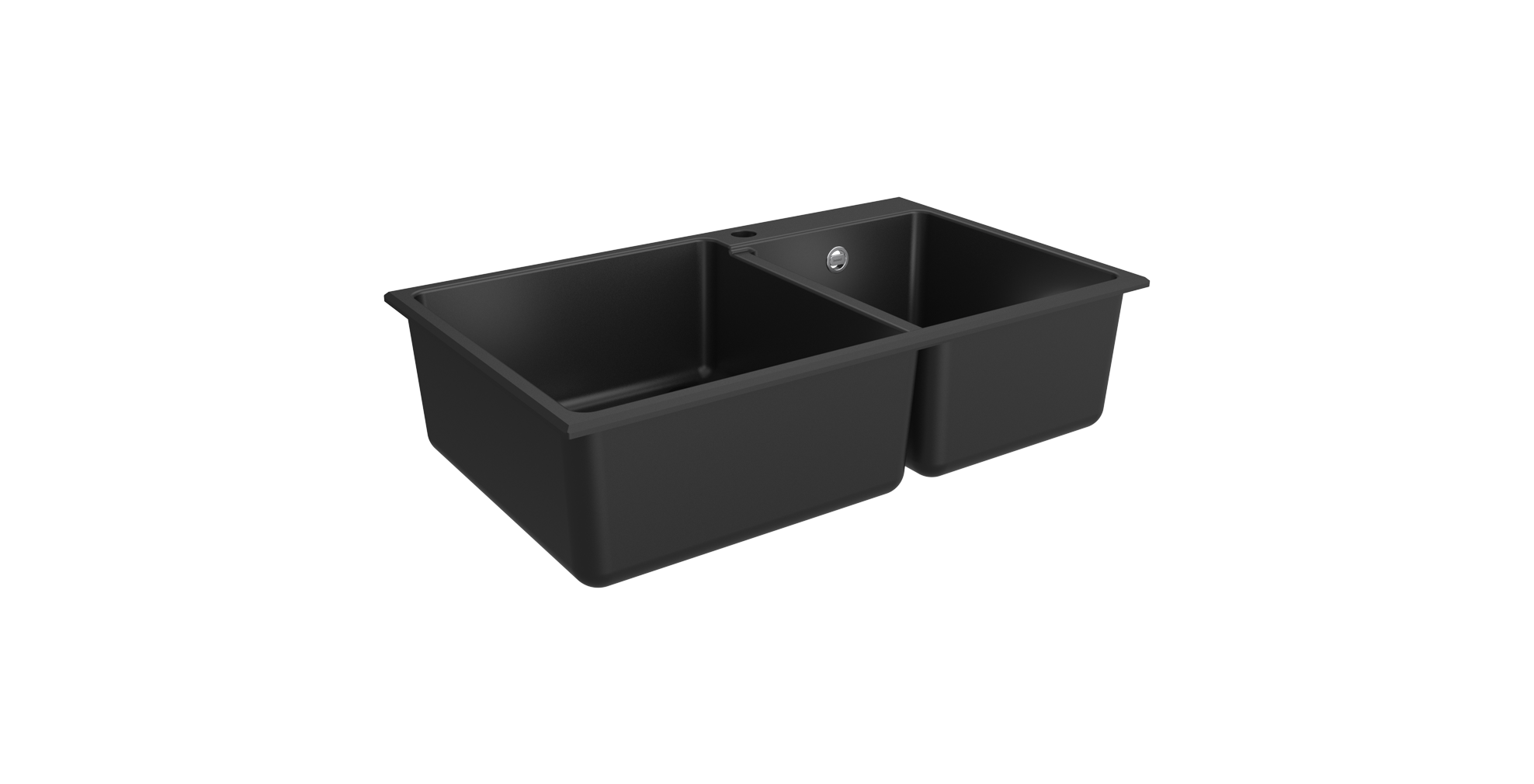 NC2810B/N/KQuartz stone kitchen sink (double -bowls)