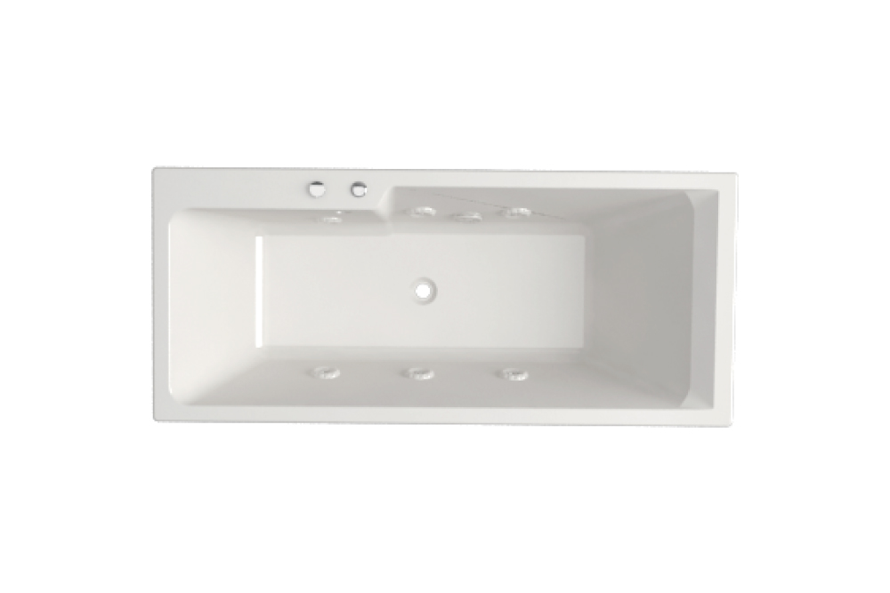 NB25706W-2 1.7m Acrylic Drop-In Massage Bathtub