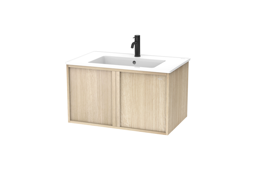 (NM47808X+NC22153W-1) 80CM Wall-hung Vanity