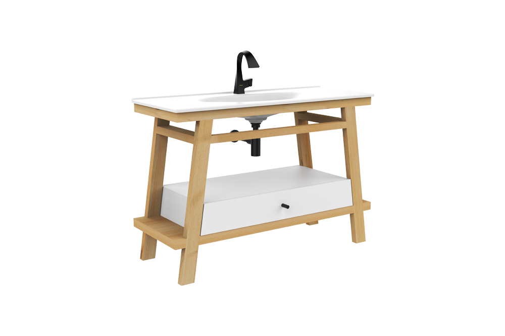 (NM312002Y+NC22136W-1) 120CM Floor Standing Vanity